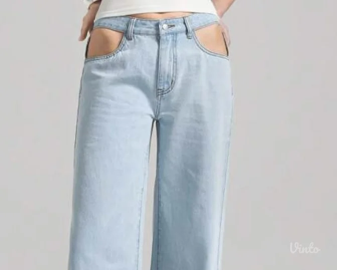 Baggy Plave farmerke