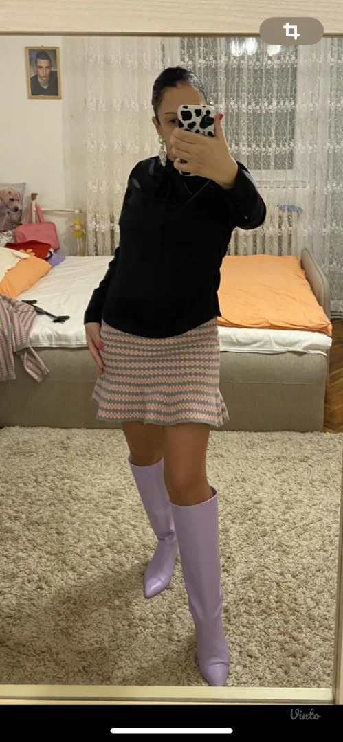 Ocuvane lila cizmice