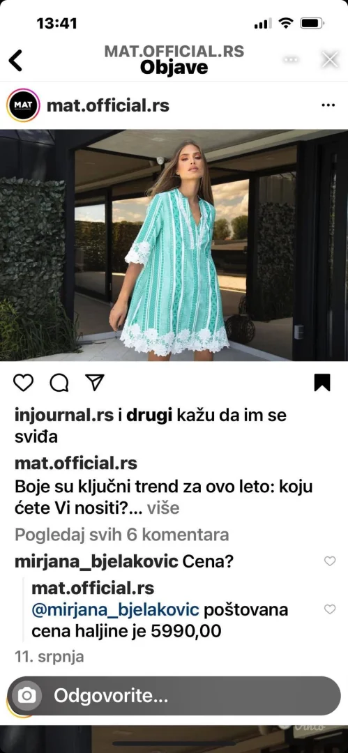 Potpuno nova haljina tunika