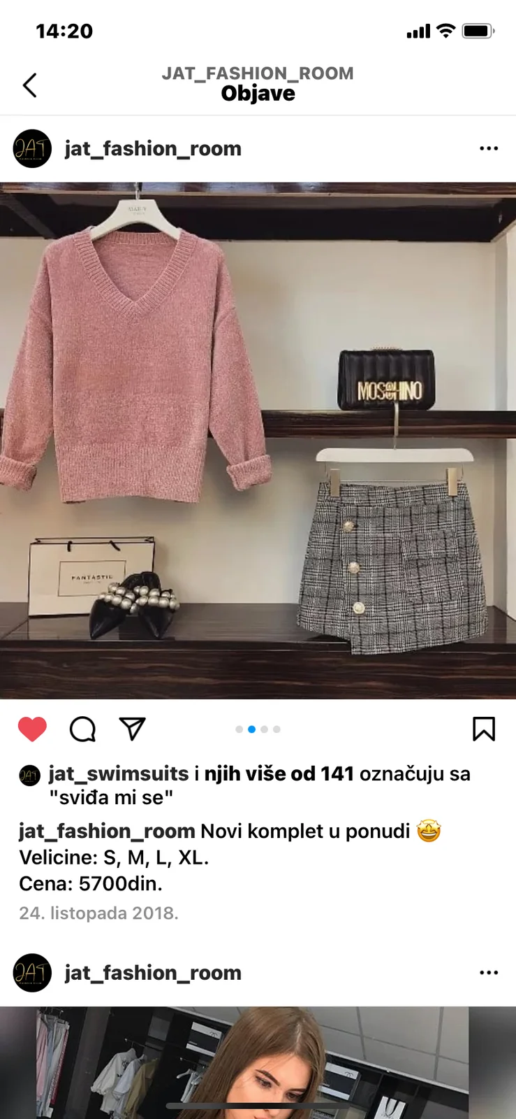 Potpuno nov komplet sa etiketom
