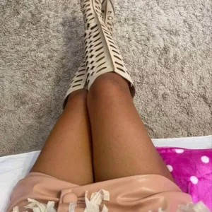 Supljikave efektne letnje cizme, jednom obuvene