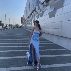 ALME Couture svetloplava haljina