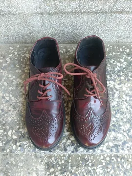 Lakovane oksfordice bordo br.39