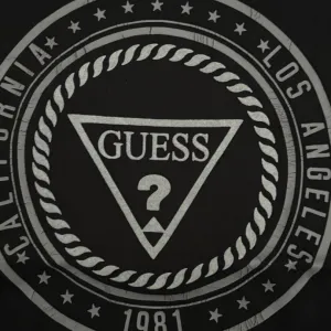 Guess crna unisex majica