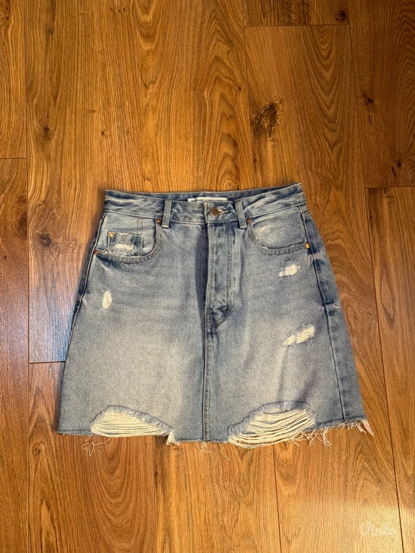 Stradivarius teksas suknja