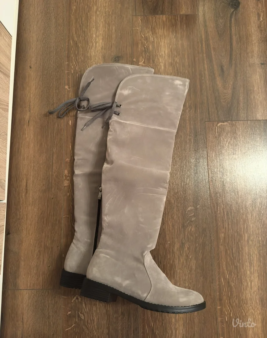 Sive duboke čizme