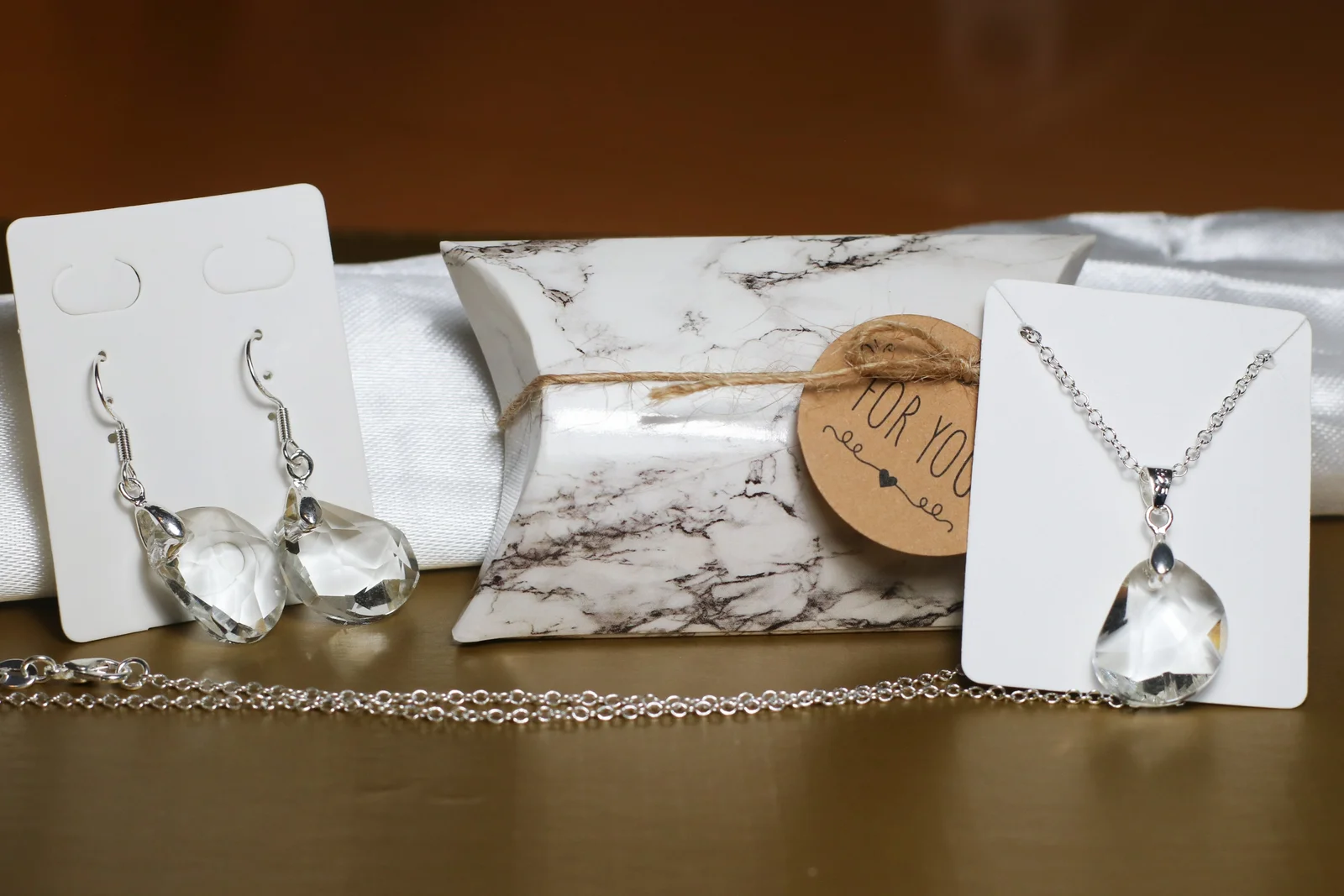 Set nakita (ogrlica i minđuše) žig 925