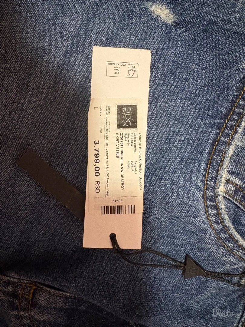 Noisy-May ženska teksas suknja