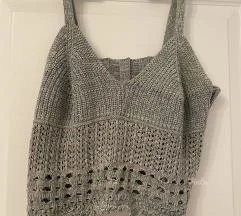 Pleteni crop top