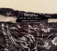 Bershka crop bluza od plisa