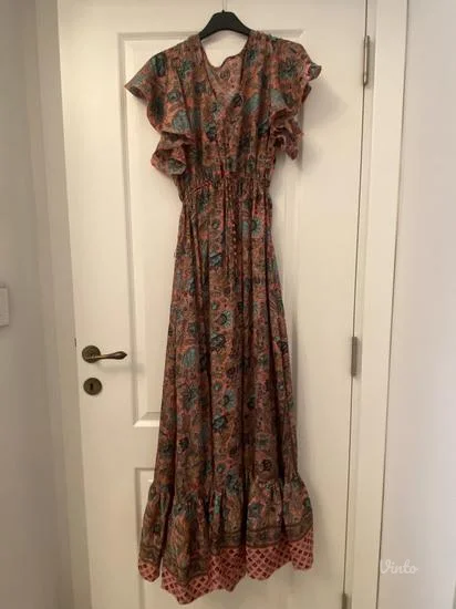 Letnja maxi sarena haljina