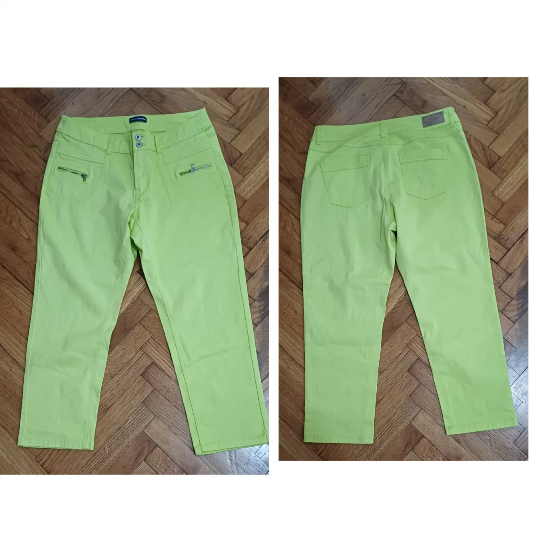 Charles Vögele neon zelene bermude nove