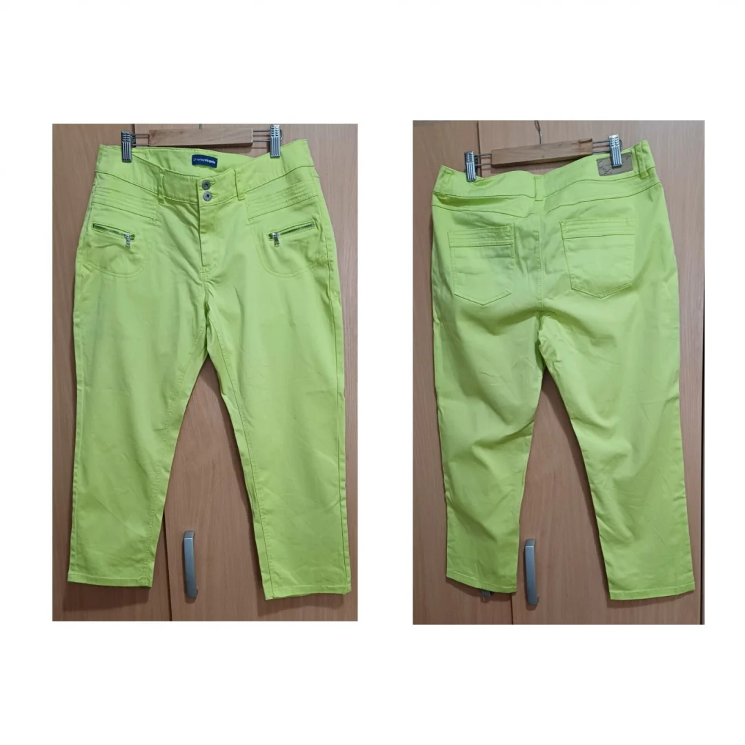 Charles Vögele neon zelene bermude nove