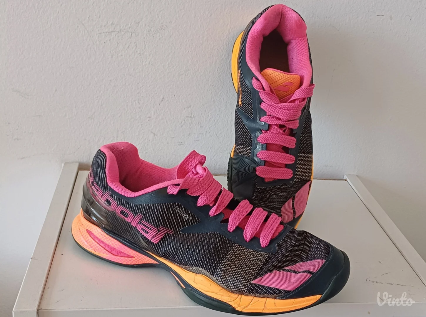 Babolat Jet Clay Women Tennis Shoes Gray/Orange/Pink