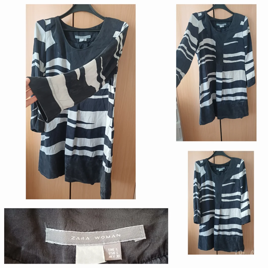 ZARA WOMAN Zebra Haljina /Tunika