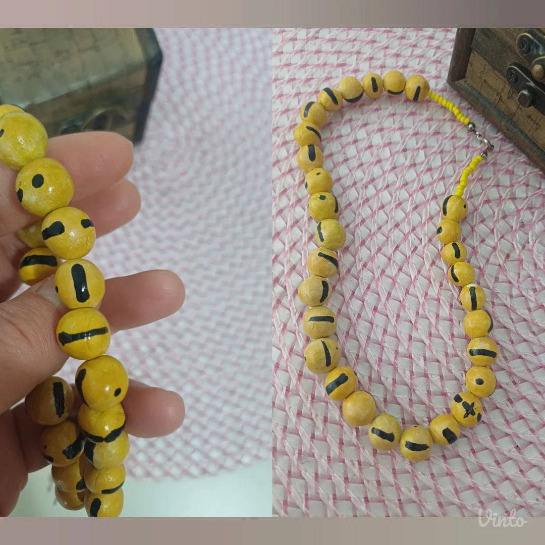 Unikatna handmade ogrlica iz 90-ih