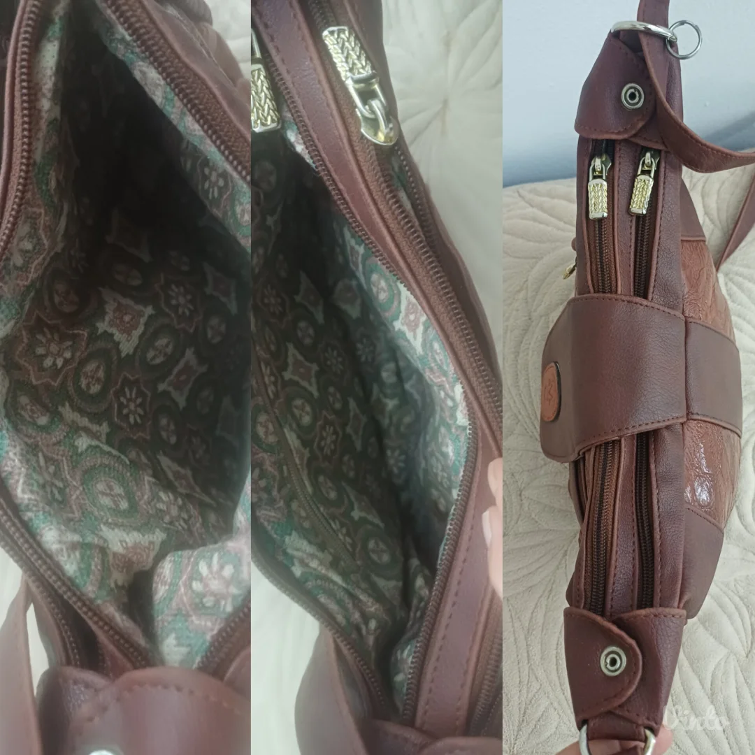 Marc Chantal vintage kožna torba