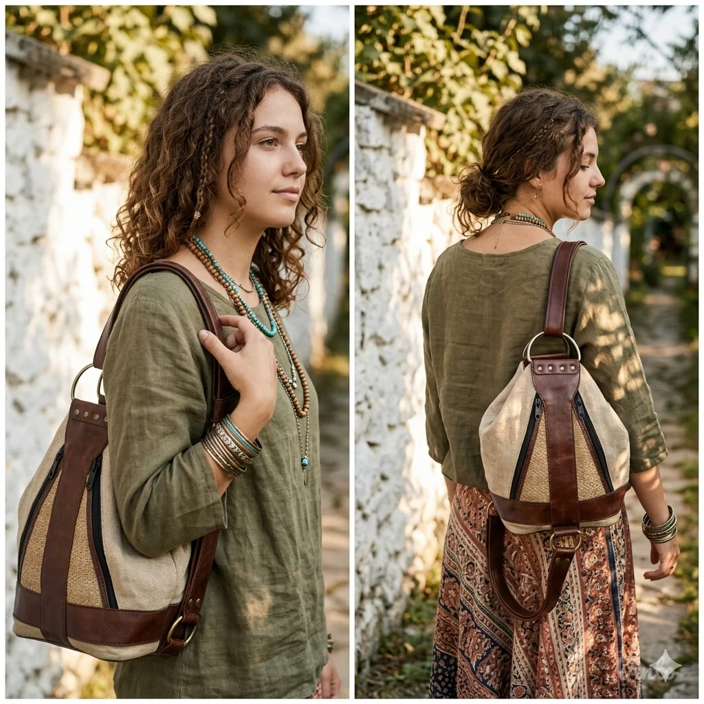 Vintage boho torba made in Jugoslavija