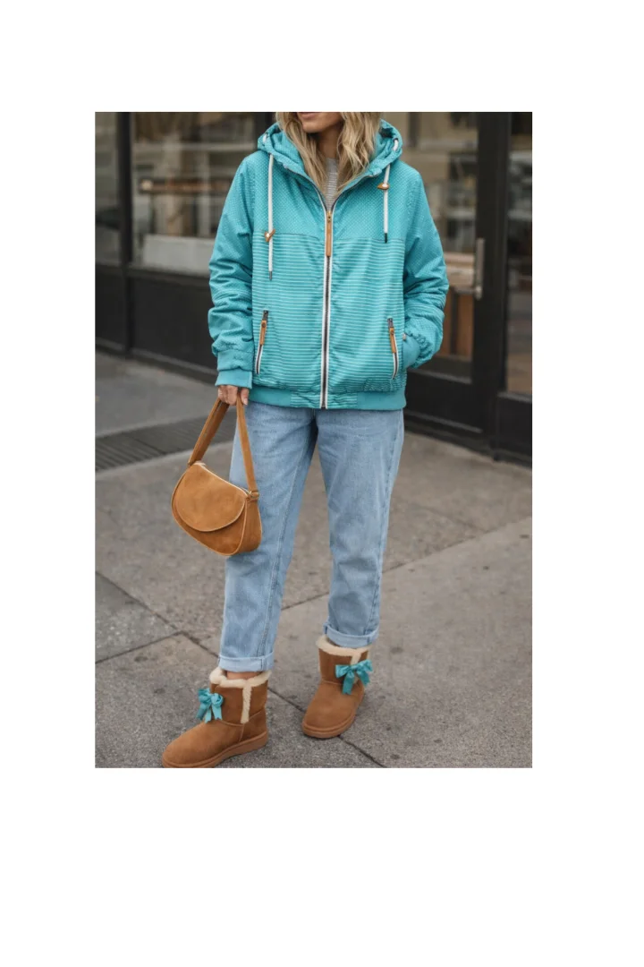 Lanter fashion divna vintage jakna tackice -prugice