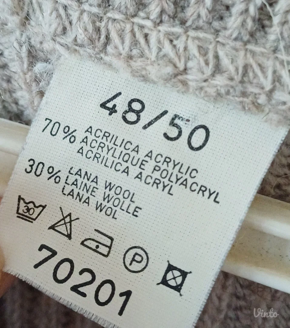 Vintage ( vuna) dzemper- novo,može unisex