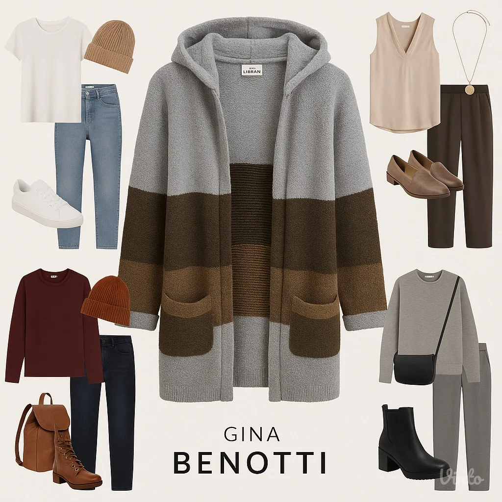 Gina Benotti kardigan sa kapuljacom