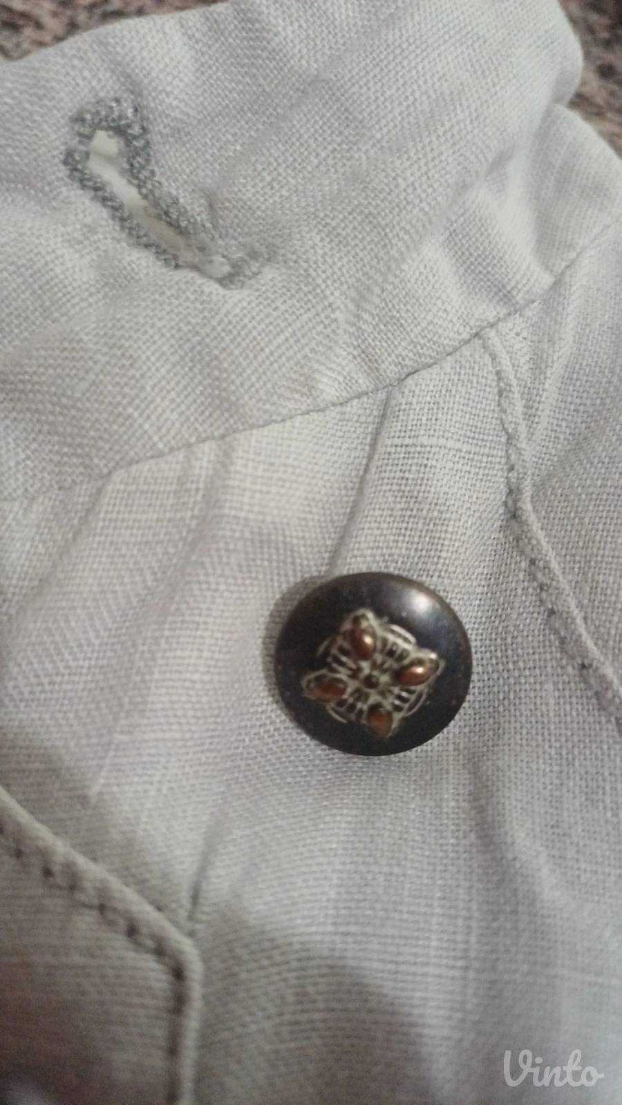ZARA Laneni Sako / Bolero XL može i L