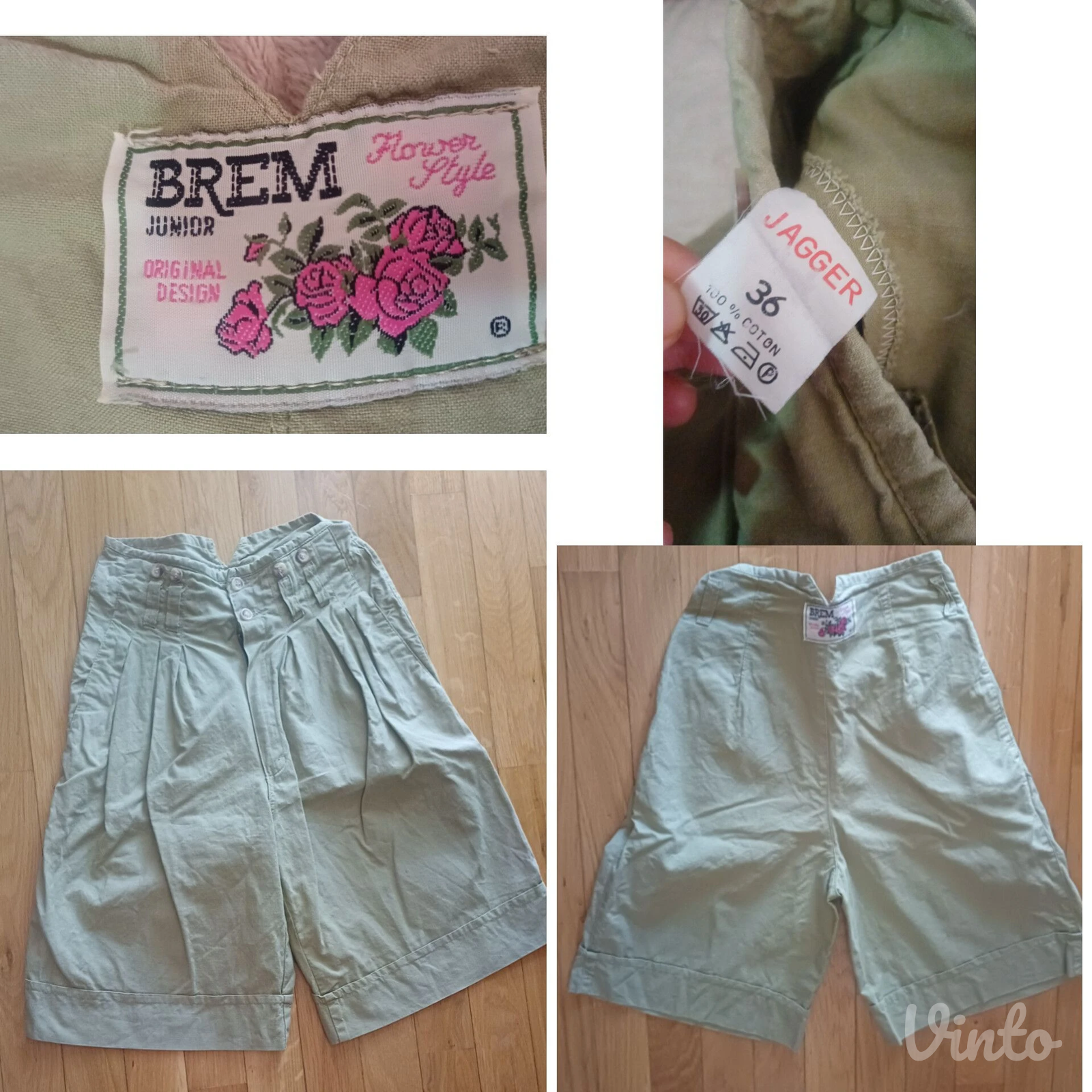 Autentične vintage BREM Junior bermude