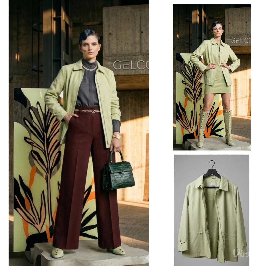 GELCO Vintage „Pistachio Shell“ Jakna - NOVA