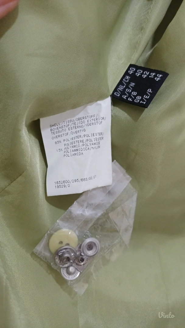 GELCO Vintage „Pistachio Shell“ Jakna - NOVA