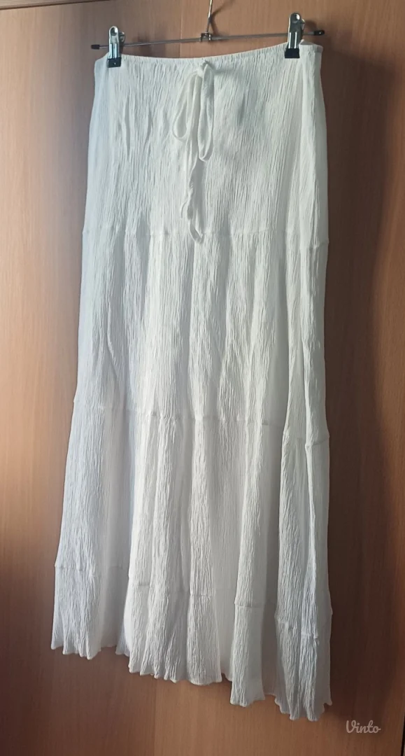 Boho duga bela suknja