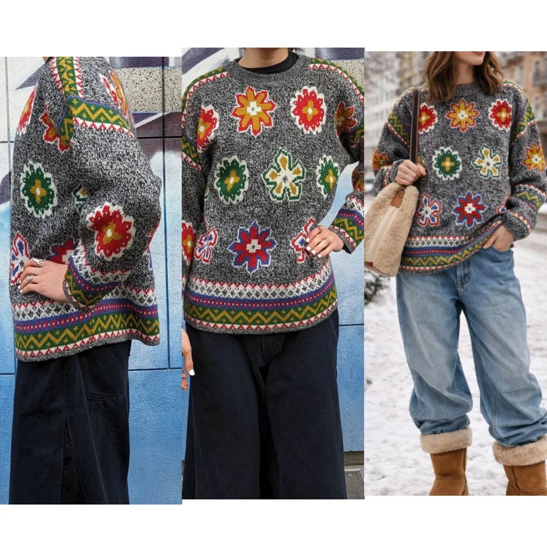 Vintage dzemper / vuna, akrilik