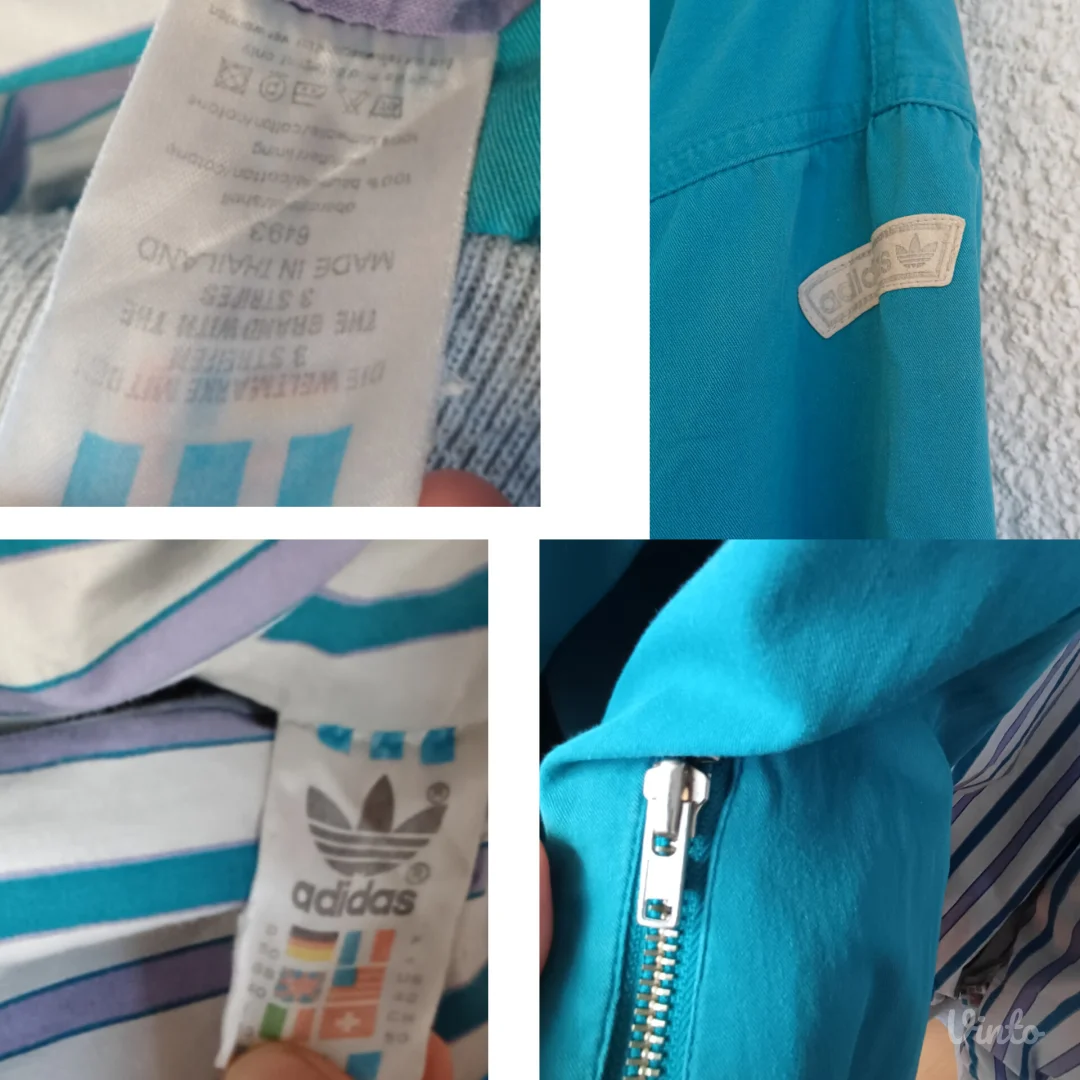 VINTAGE ADIDAS bomber jakna „CLUB” 90s