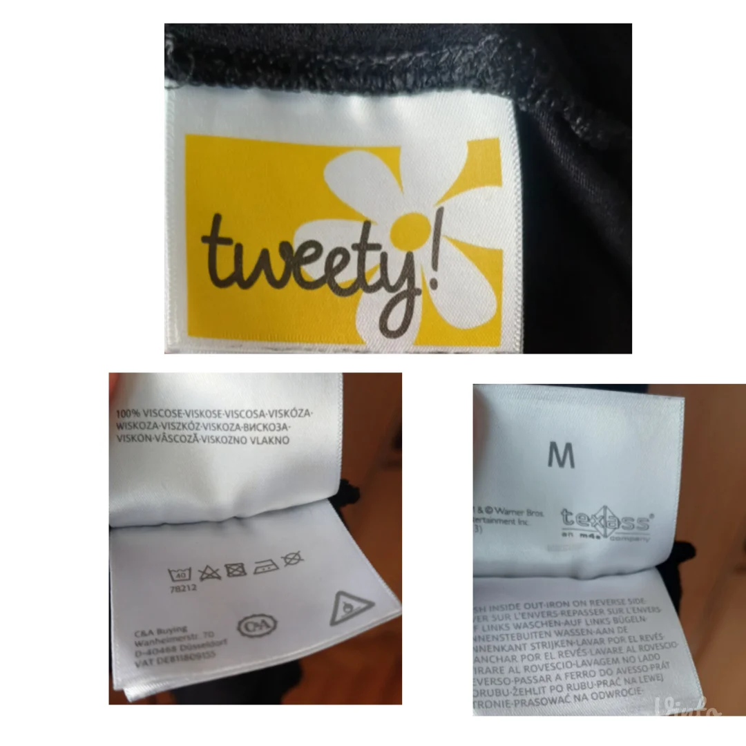 Kolekcija: C&A Tweety (Warner Bros. licenciran print viskoza