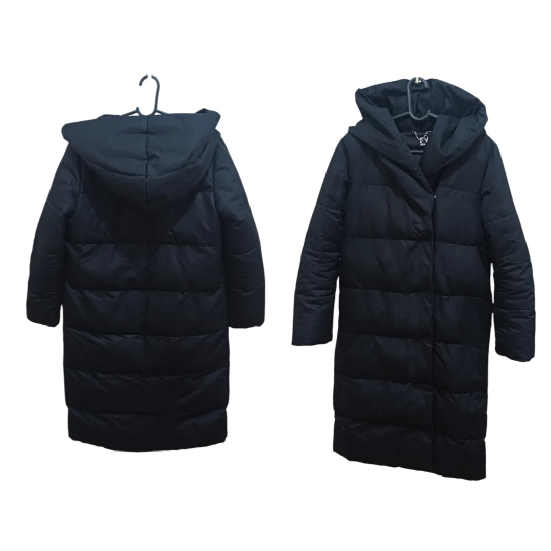 FY Crna duga puffer jakna – bogata kragna + velika kapuljača