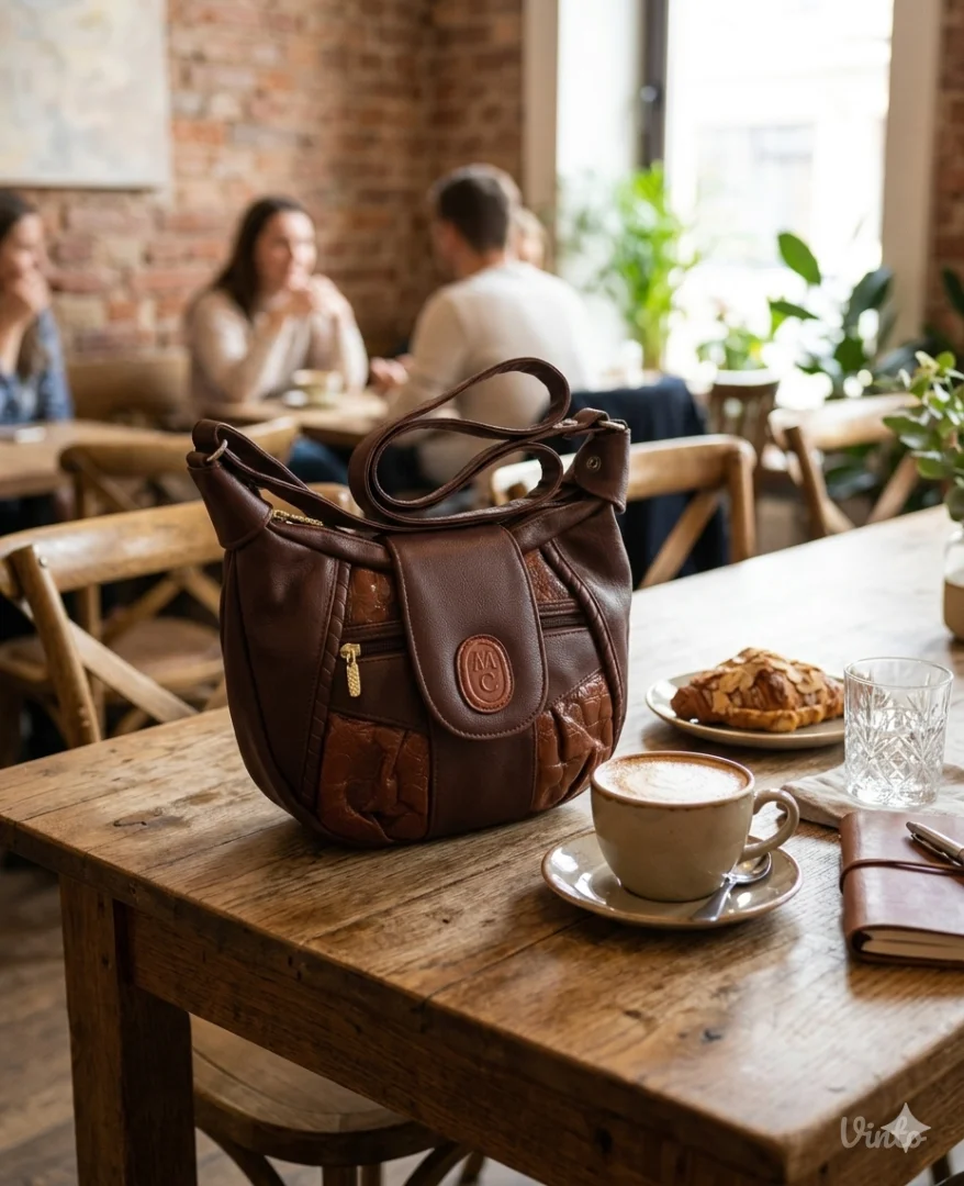 Marc Chantal vintage kožna torba