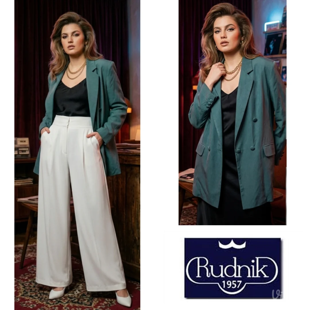 Vintage premium Konfekcija Rudnik sako GREŽ SVILA vrhunski