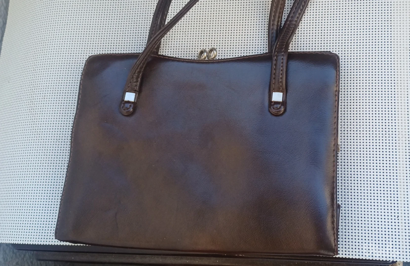 VINTAGE LADY torba - 100% PRIRODNA KOŽA - Savršena 60s