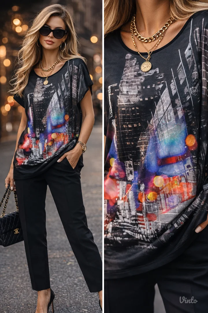 Kwoman tunika -Urban statement komad