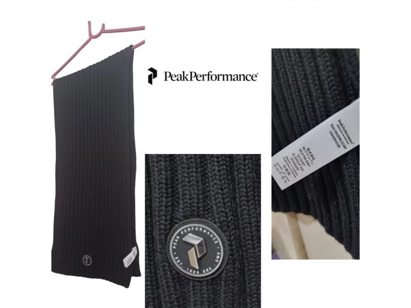 Peak Perfomance vrhunski šal 100% vuna ,novo