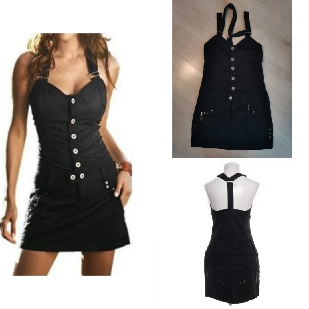 Nova crna haljina na tregere