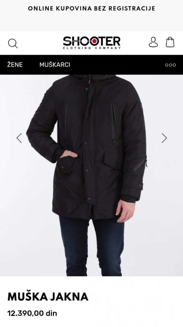 Shooter vrhunska zimska jakna