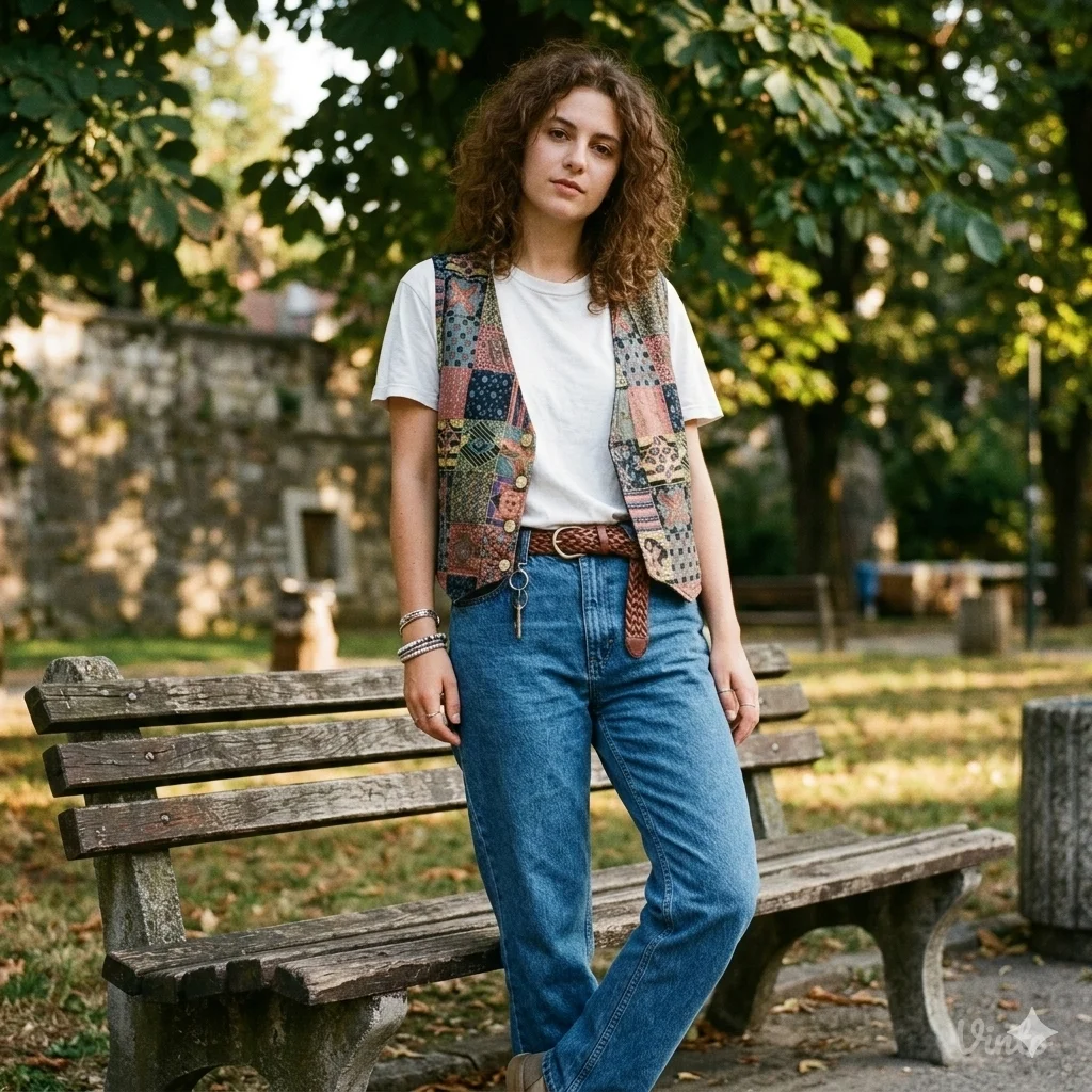 Freestyle Caucho prsluk 90's fashion