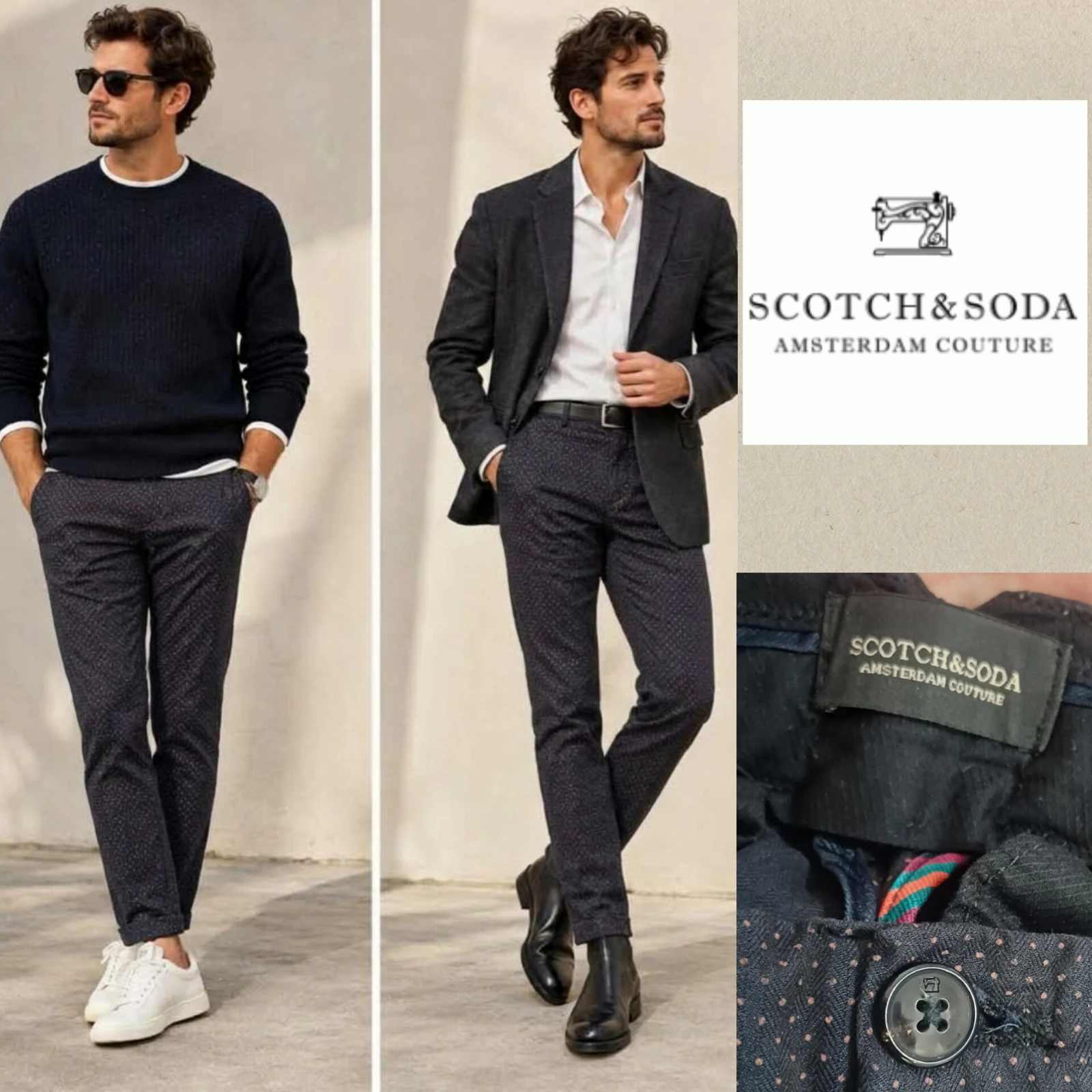 SCOTCH &SODA AMSTERDAM COUTURE STUART W31/L34 – NOVE