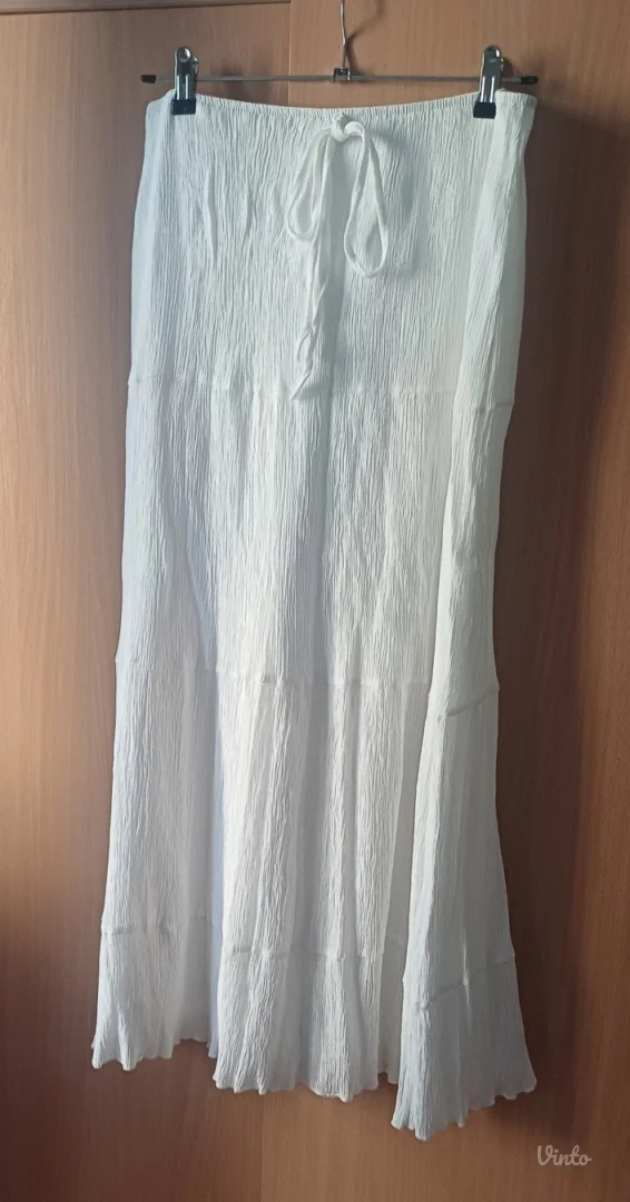 Boho duga bela suknja