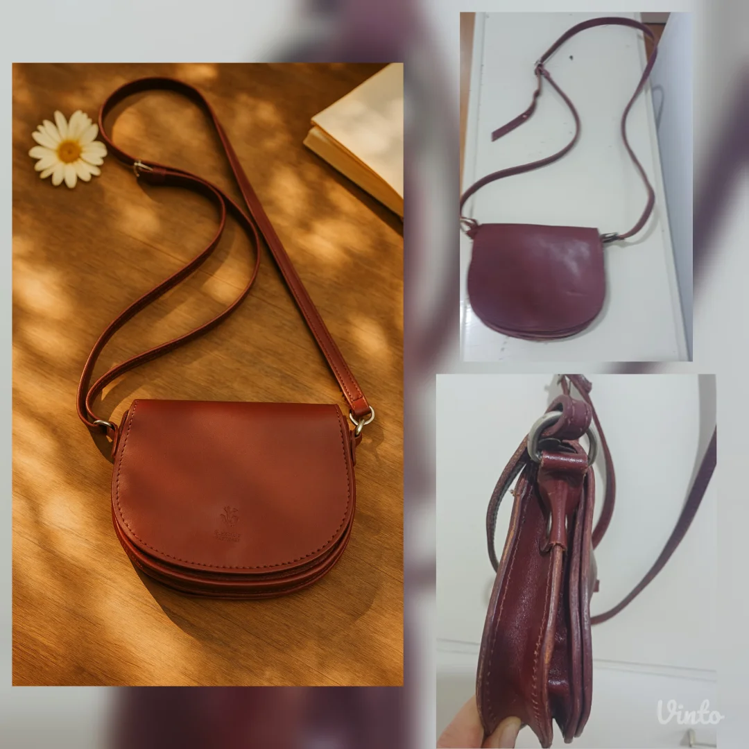 Florence Vintage kožna torbica,ručni rad