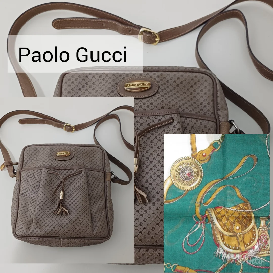Paolo Gucci Vintage Crossbody – luksuzni retro klasik