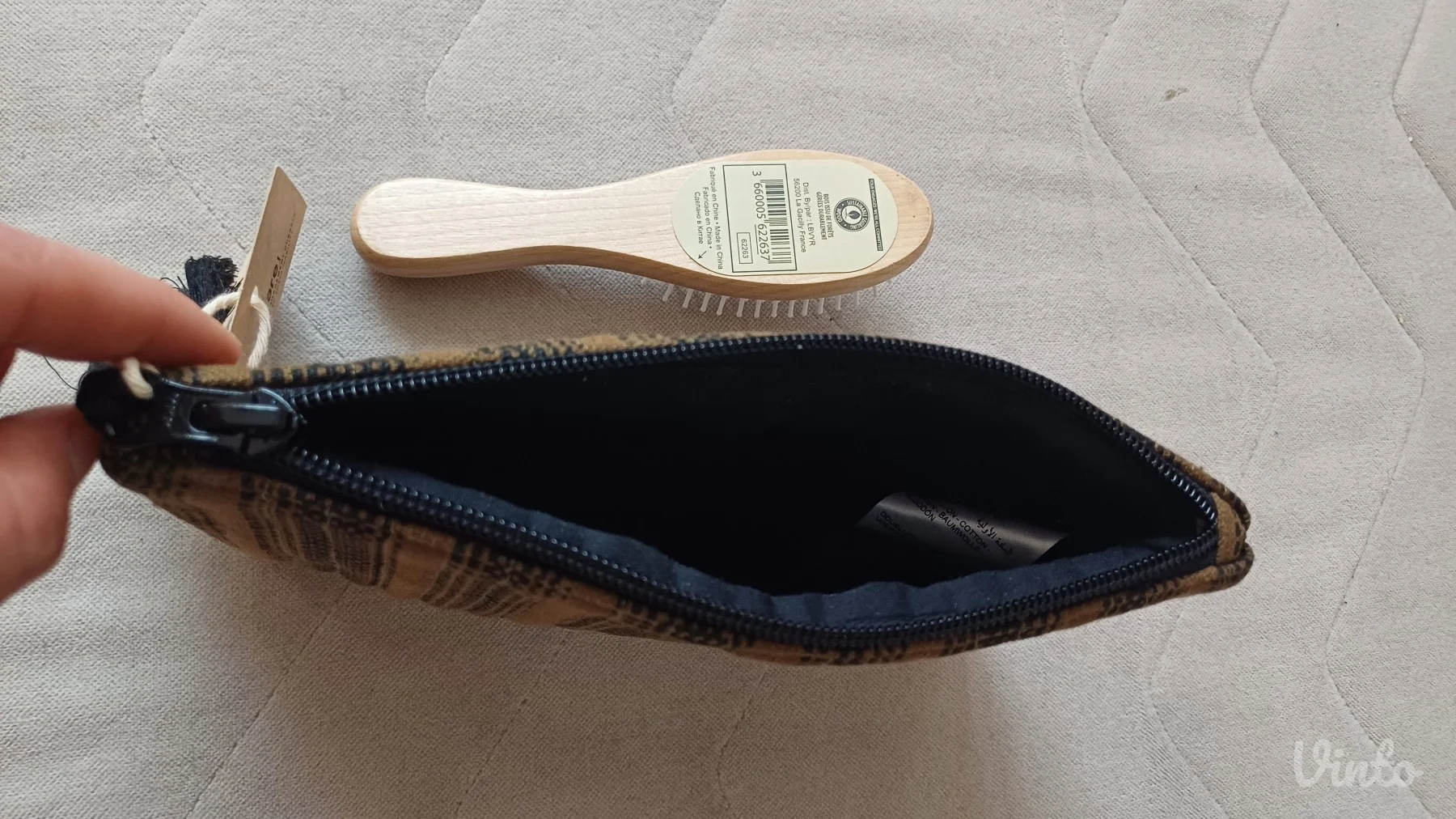 Novo Maison komplet neseser+ četka organski pamuk