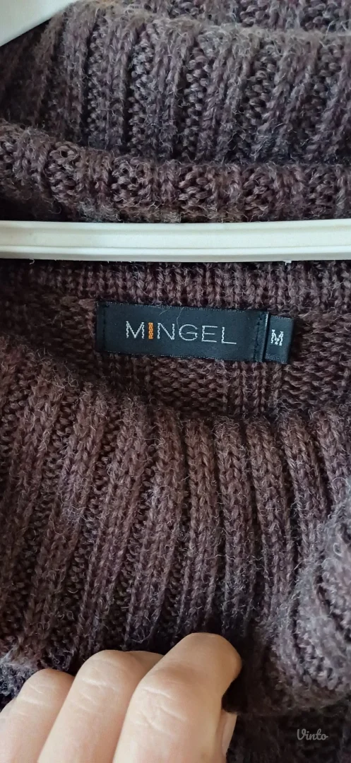 Pletena MINGEL rol-tunika / džemper-haljina