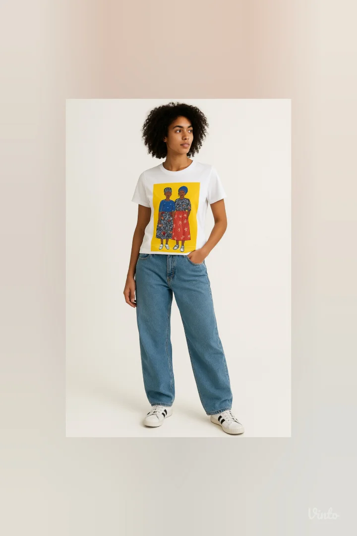 Camaïeu majica art print