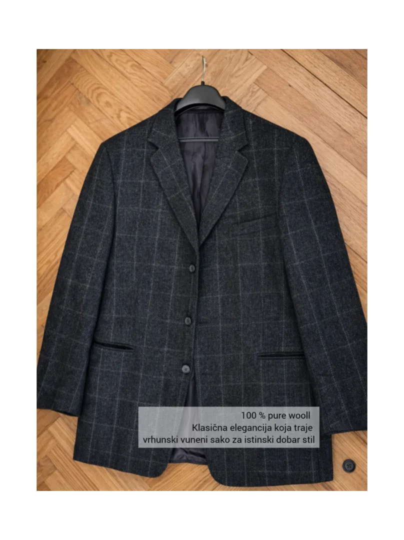 C&A muski sako 100% runska vuna novo